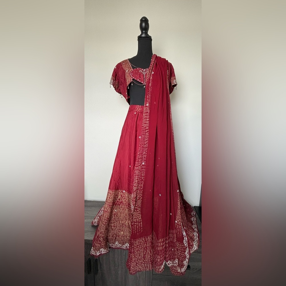 Elegant Red Lehenga